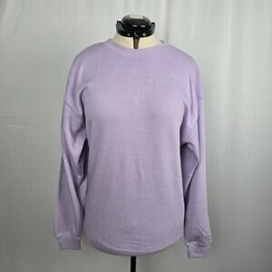 Isaac's Designs Super Soft Sweatshirt Women's L Orchid Crew Neckline NWT